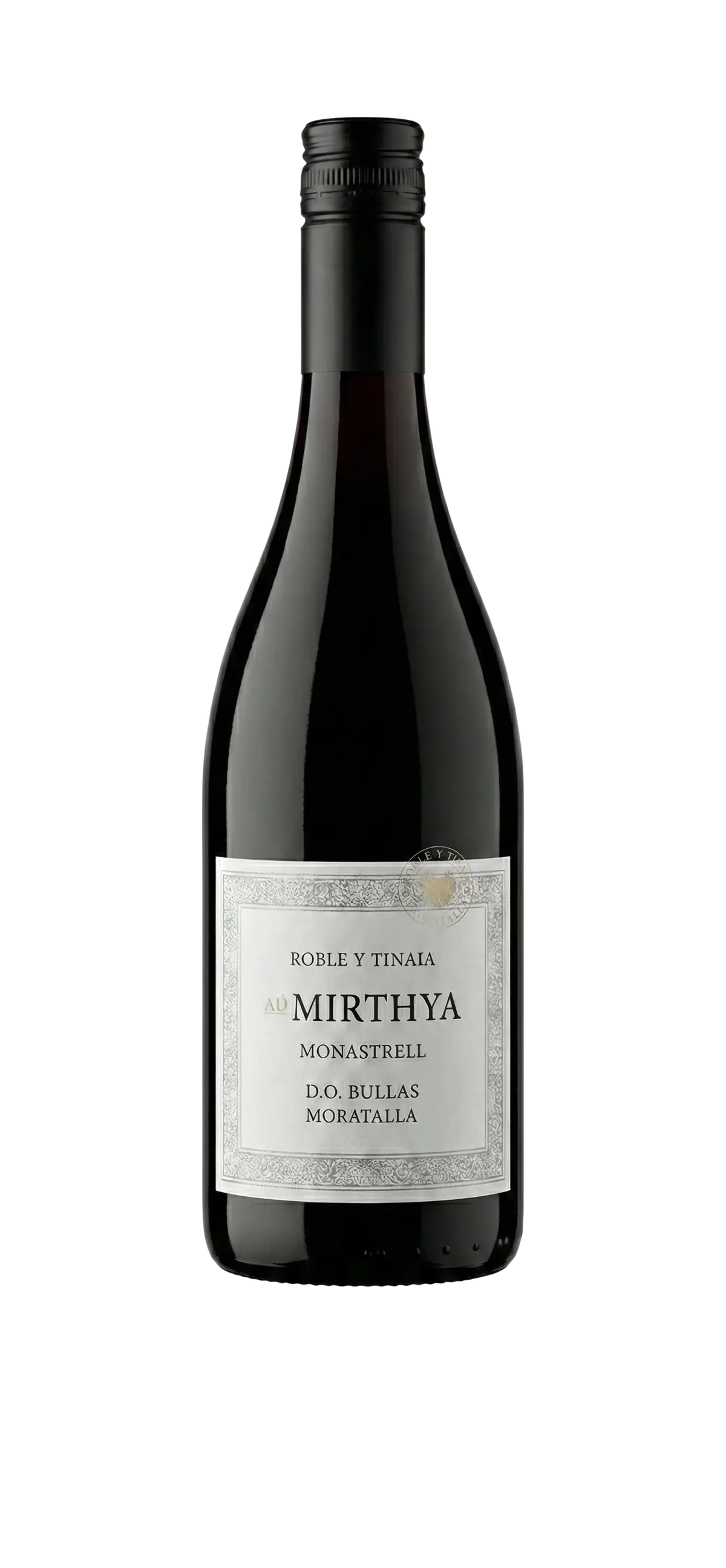 Mirthya · Tinto de alta gama Monastrell · Syrah · Cabernet Sauvignon de Bodega Tercia de Ulea (D.O. Bullas, Moratalla)