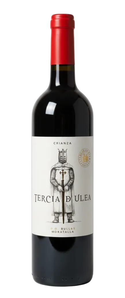 Tercia de Ulea · Tinto crianza 12 meses 100% Monastrell de Bodega Tercia de Ulea (D.O. Bullas, Moratalla)